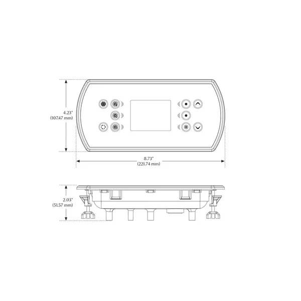 Gecko Topside Control Panel - in.k800 3 Pump Systems