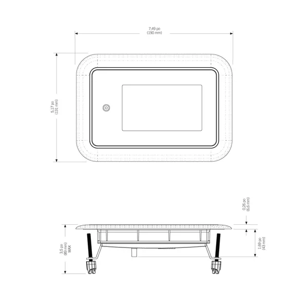 Gecko Topside Control Panel - in.k1000+