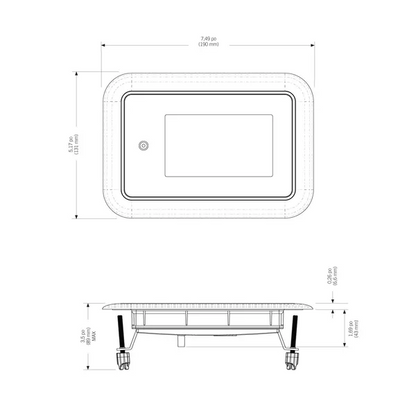 Gecko Topside Control Panel - in.k1000+