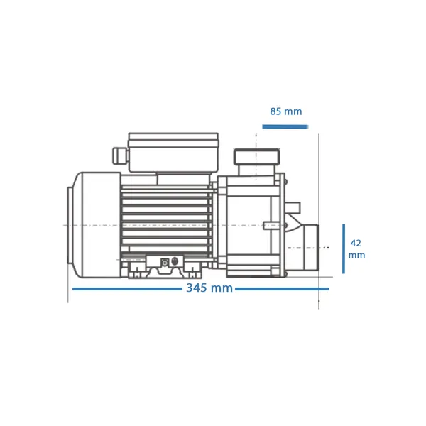 LX Circ / Whirlpool Pump - DH1 - 1HP